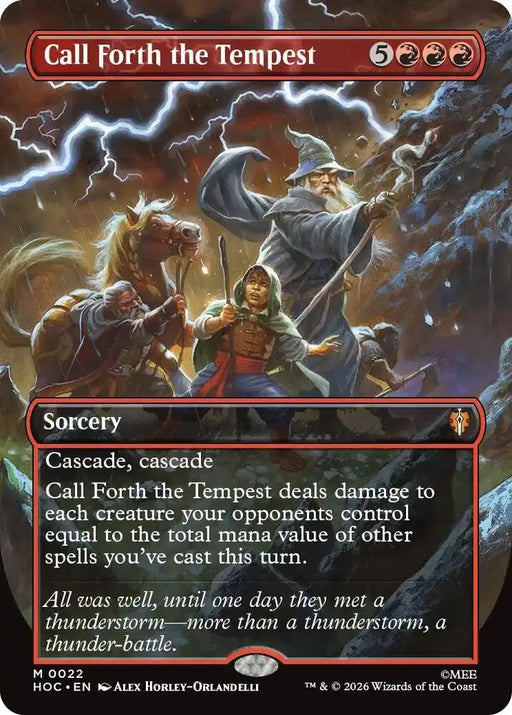 Call Forth the Tempest (Borderless) (22) [The Hobbit: Eternal-Legal]