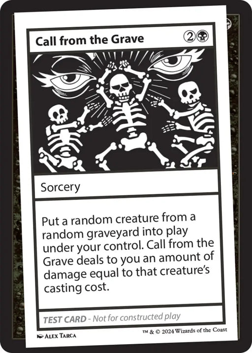 Call from the Grave [Mystery Booster 2 Playtest Cards] - MTG Single