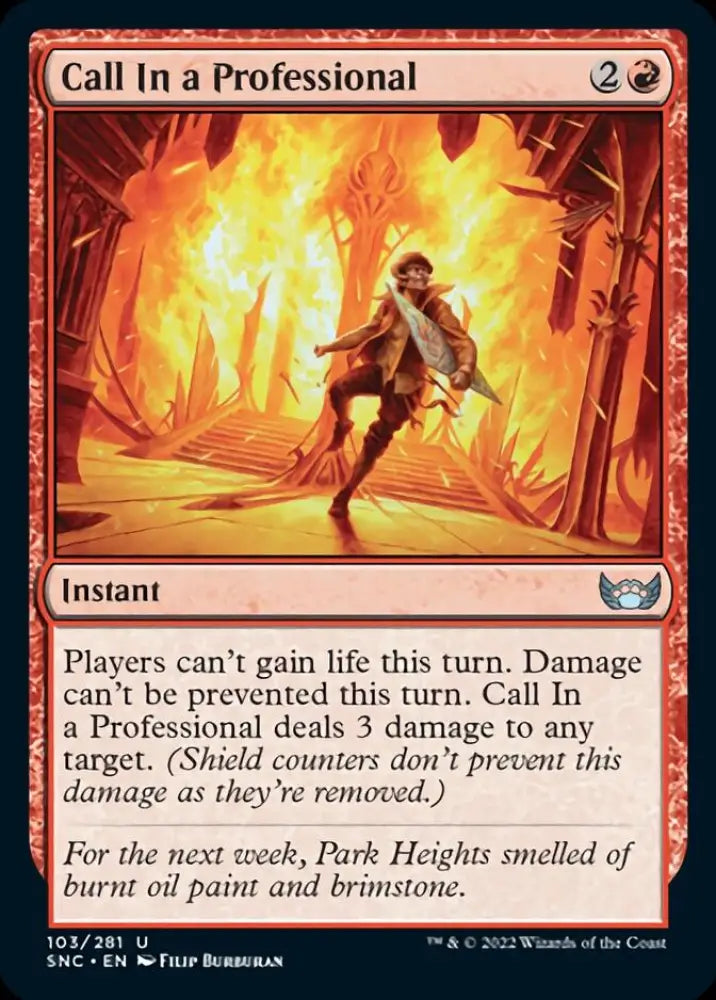Call In a Professional [Streets of New Capenna] - MTG Single