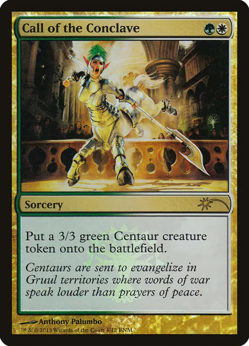 Call of the Conclave [Friday Night Magic 2013] - MTG Single