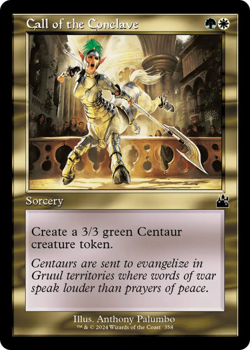 Call of the Conclave (Retro Frame) [Ravnica Remastered] - MTG Single