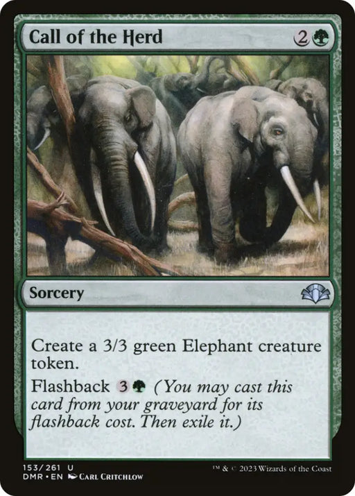 Call of the Herd [Dominaria Remastered] - MTG Single
