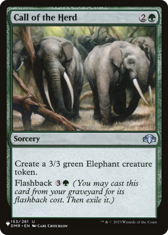 Call of the Herd [The List] - MTG Single