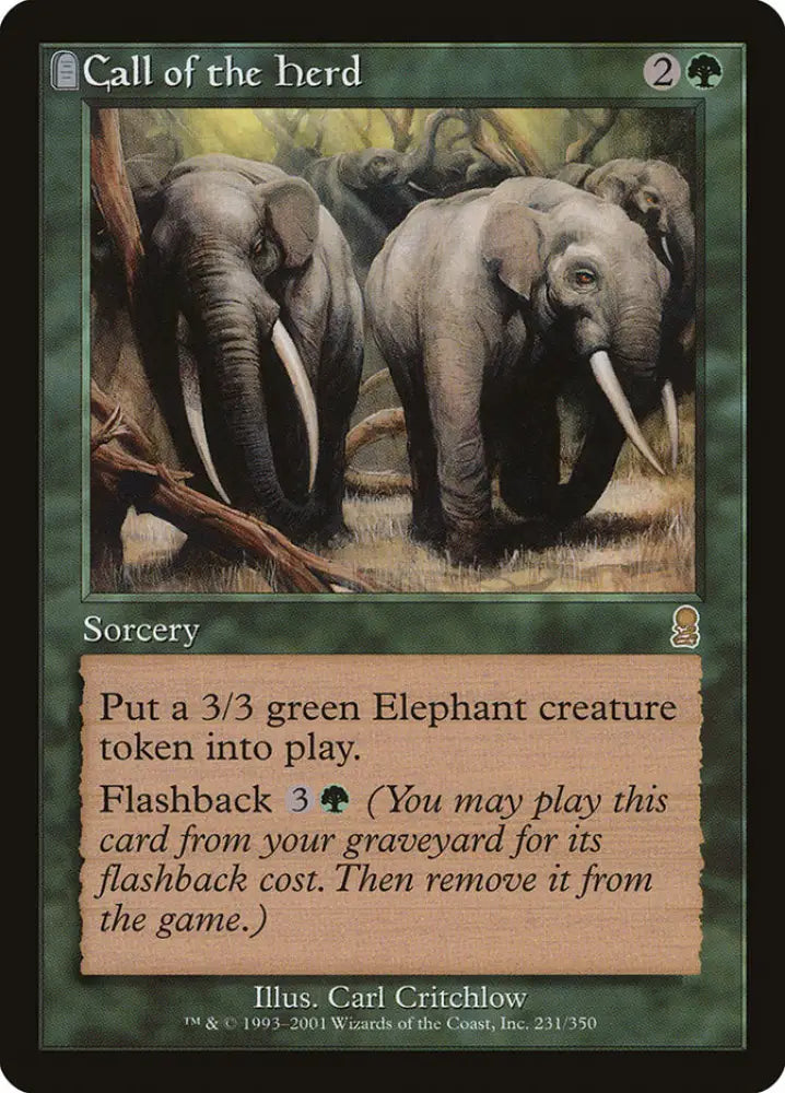 Call of the Herd [Odyssey] - MTG Single