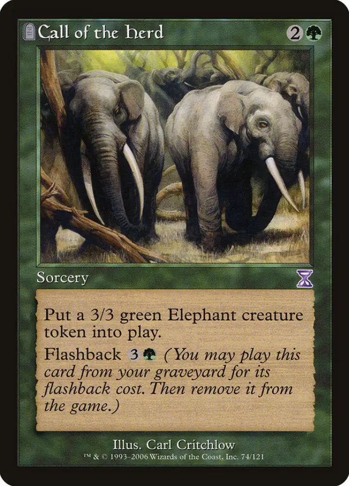 Call of the Herd [Time Spiral Timeshifted] - MTG Single