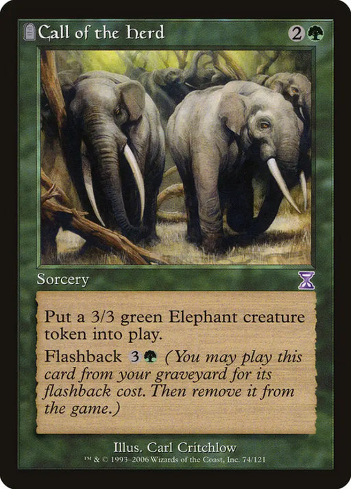 Call of the Herd [Time Spiral Timeshifted] - MTG Single