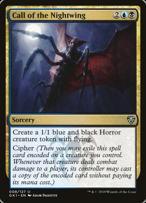 Call of the Nightwing [Guilds of Ravnica Guild Kit] - MTG Single