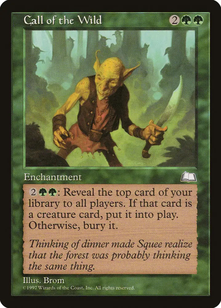Call of the Wild [Weatherlight] - MTG Single