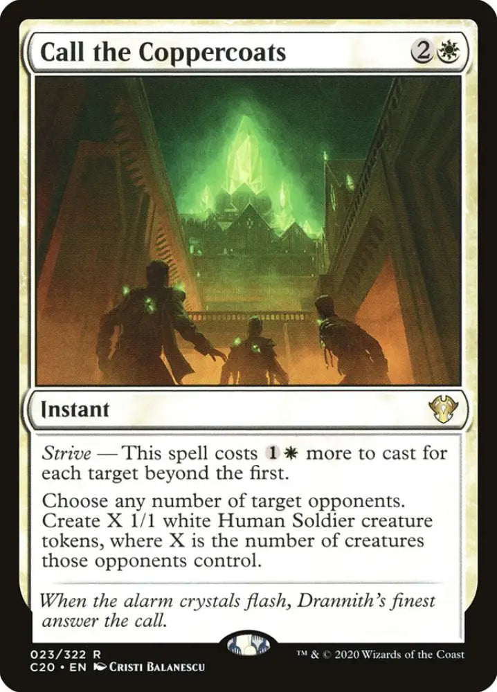 Call the Coppercoats [Commander 2020] - MTG Single