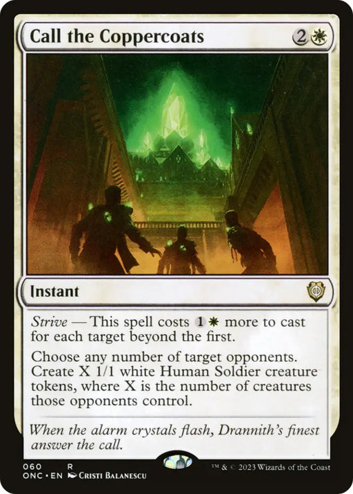 Call the Coppercoats [Phyrexia: All Will Be One Commander] - MTG Single
