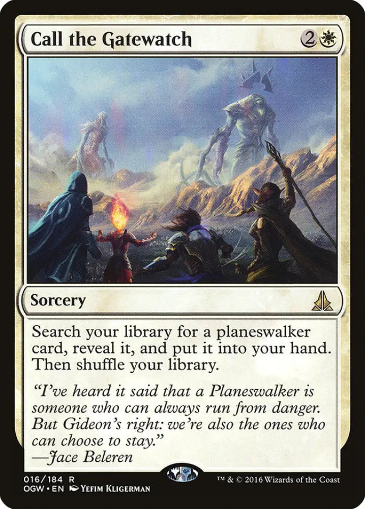 Call the Gatewatch [Oath of the Gatewatch] - MTG Single
