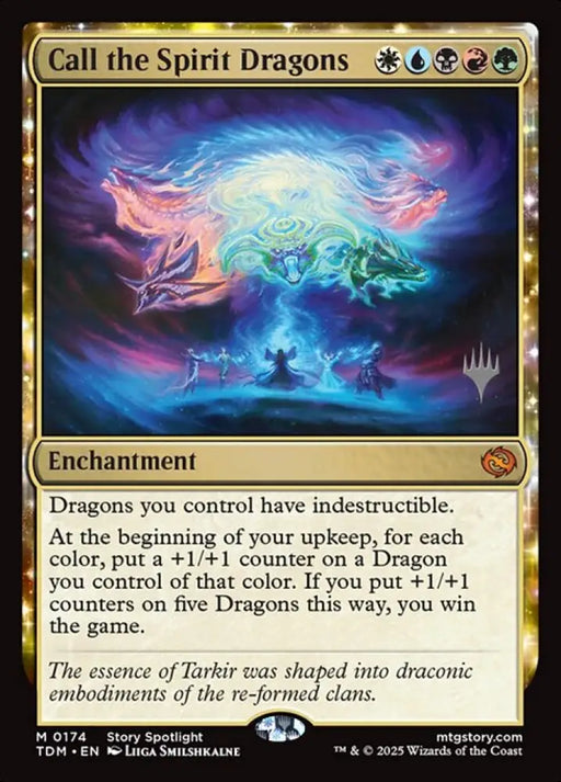 Call the Spirit Dragons (174p) [Tarkir: Dragonstorm Promos]