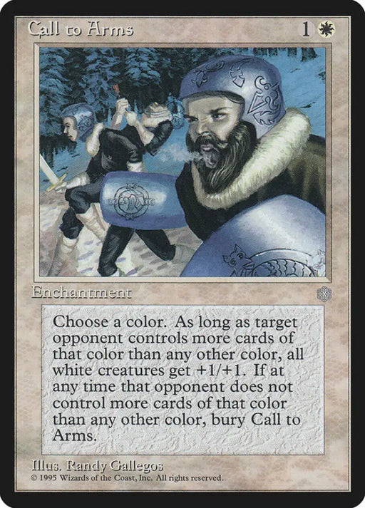 Call to Arms [Ice Age] - MTG Single
