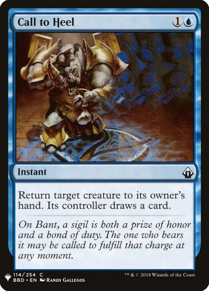 Call to Heel [Mystery Booster] - MTG Single
