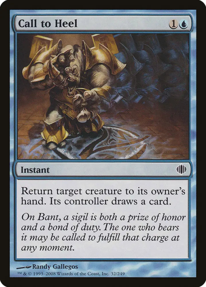 Call to Heel [Shards of Alara] - MTG Single
