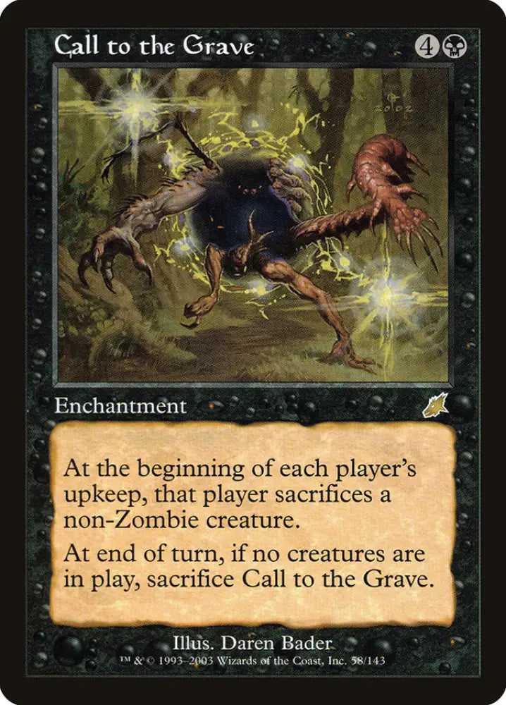 Call to the Grave [Scourge] - MTG Single