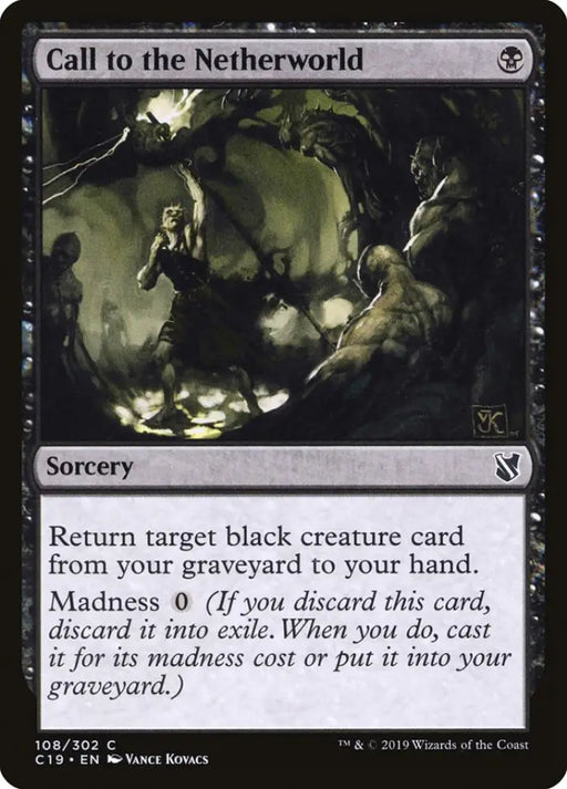 Call to the Netherworld [Commander 2019] - MTG Single