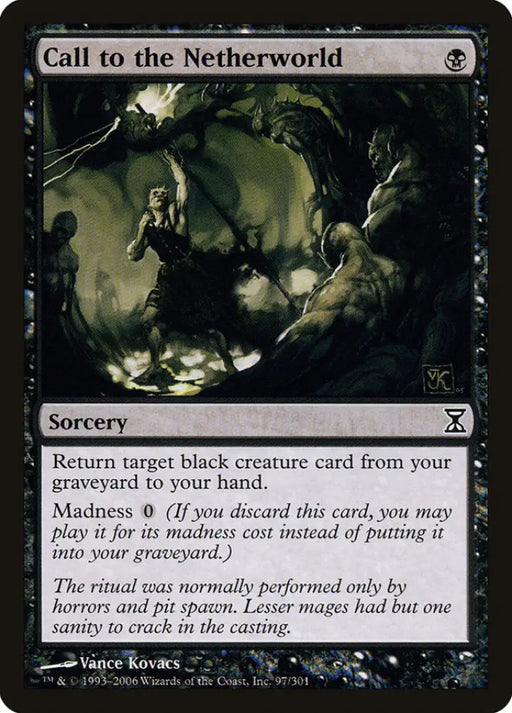 Call to the Netherworld [Time Spiral] - MTG Single