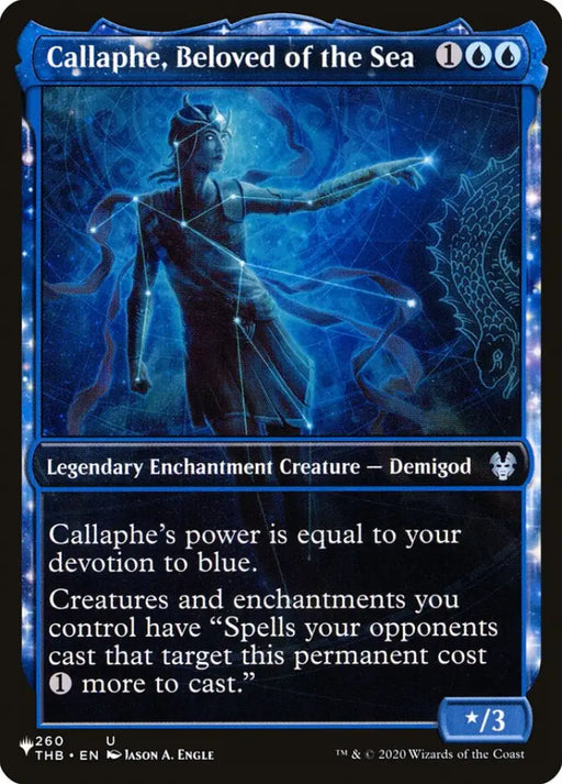 Callaphe Beloved of the Sea (Showcase) [The List] - MTG Single