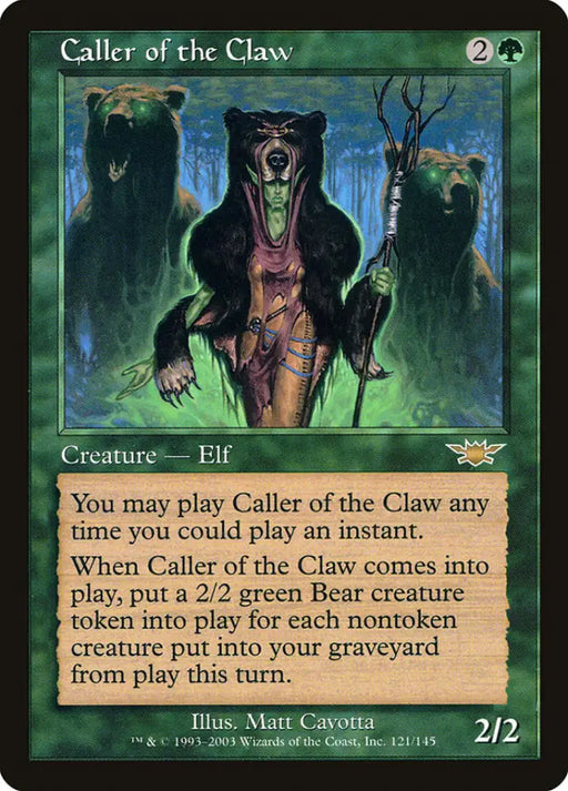 Caller of the Claw [Legions] - MTG Single