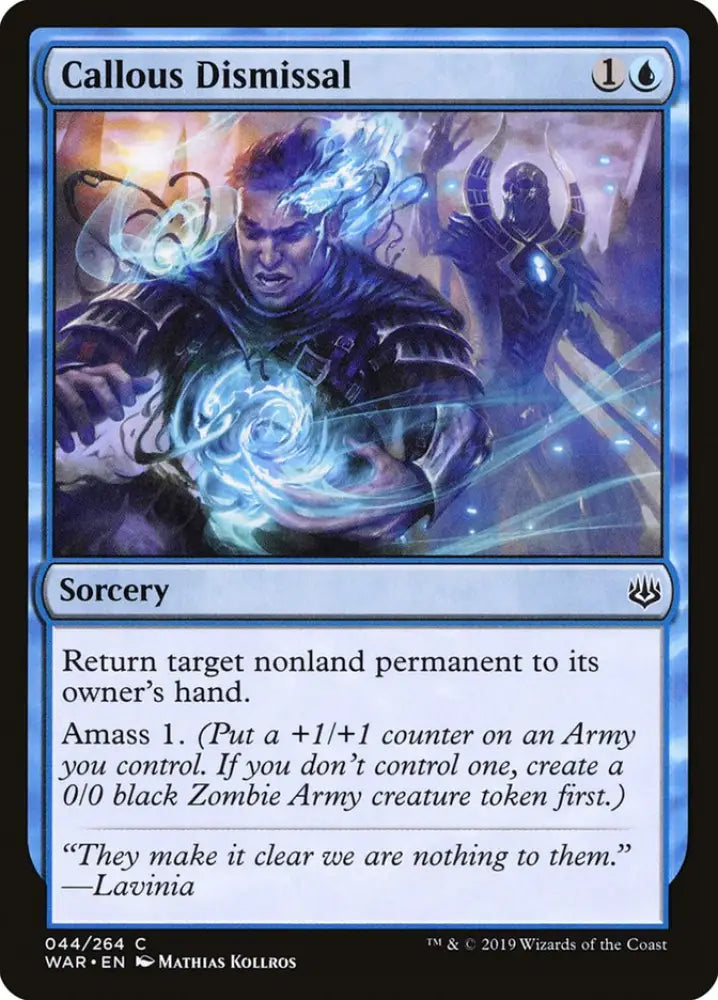 Callous Dismissal [War of the Spark] - MTG Single