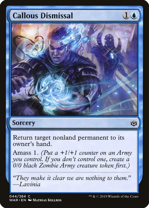 Callous Dismissal [War of the Spark] - MTG Single