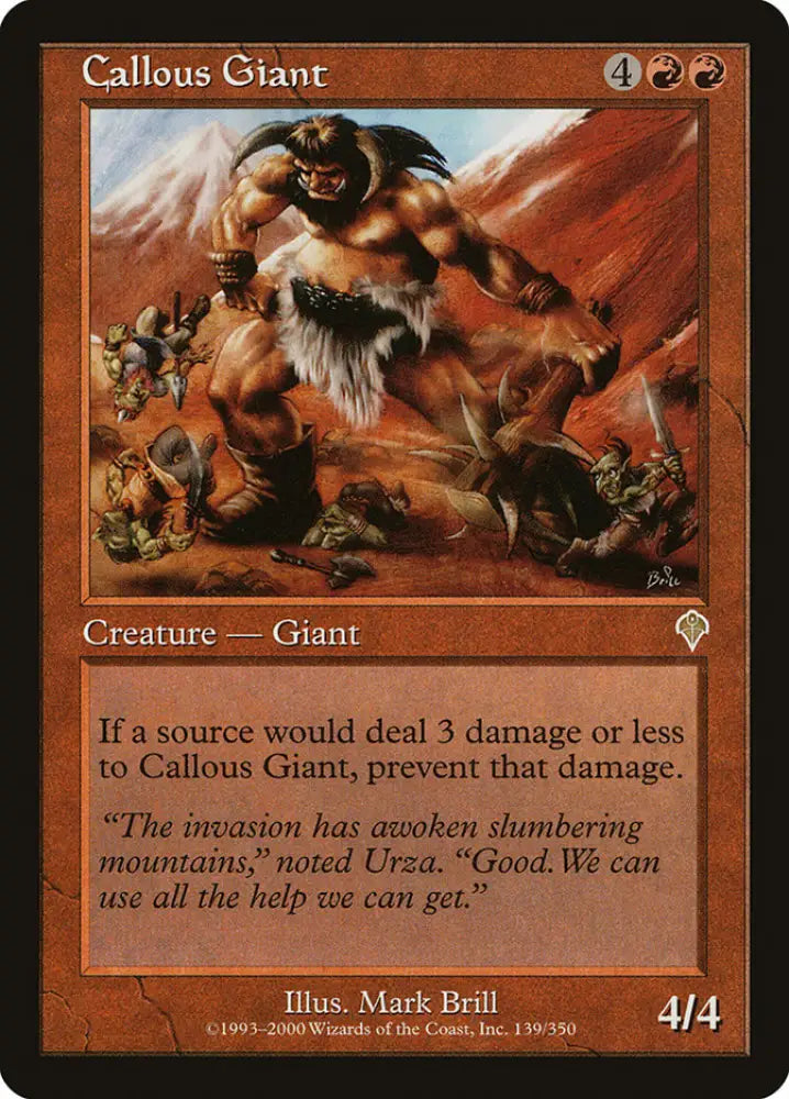 Callous Giant [Invasion] - MTG Single