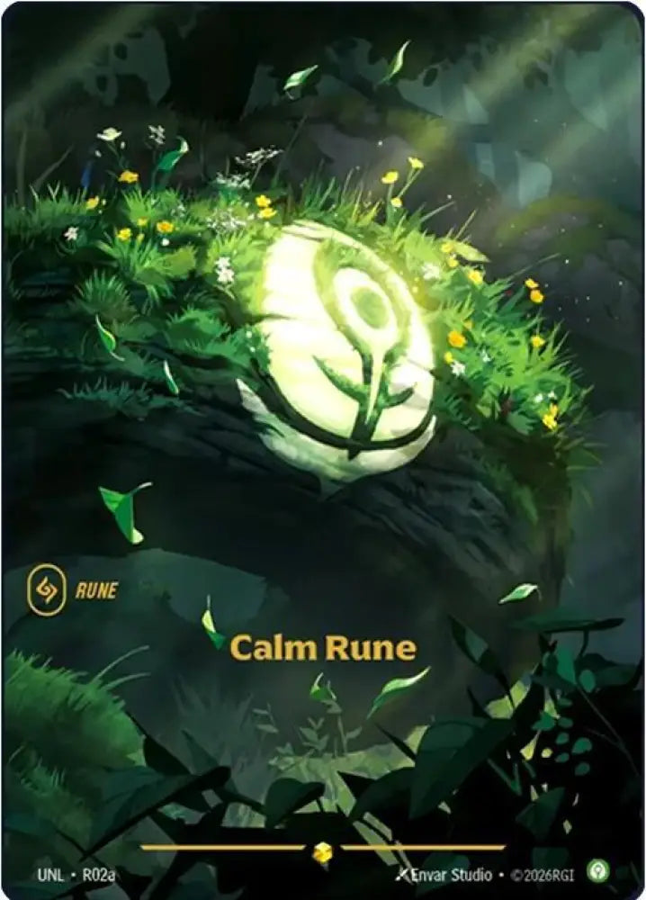 Calm Rune (Alternate Art) (R02a) [Unleashed]