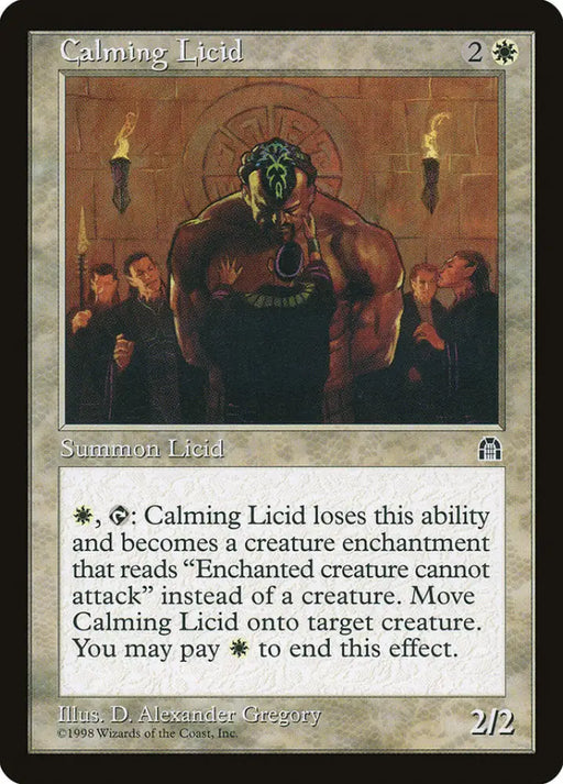 Calming Licid [Stronghold] - MTG Single