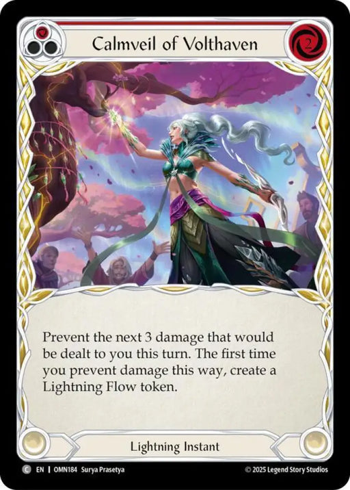 Calmveil Of Volthaven (Red) (OMN184) [Omens of the Third Age]