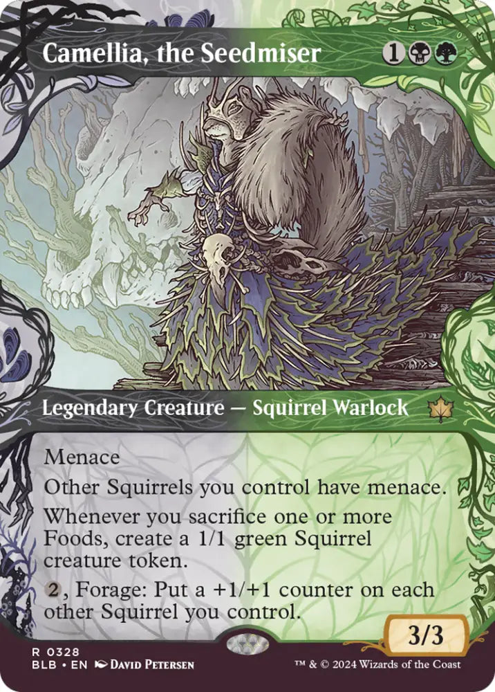 Camellia the Seedmiser (Showcase) [Bloomburrow] - MTG Single