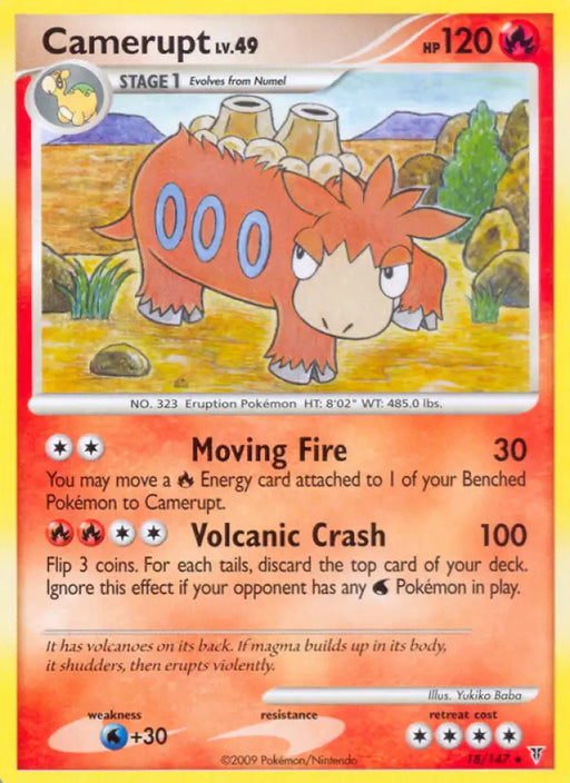 Camerupt (18/147) [Platinum: Supreme Victors] - Pokemon Single