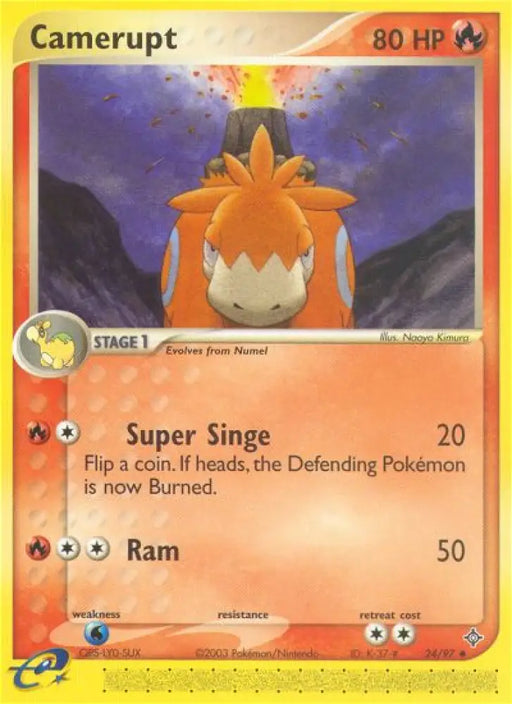 Camerupt (24/97) [EX: Dragon] - Pokemon Single