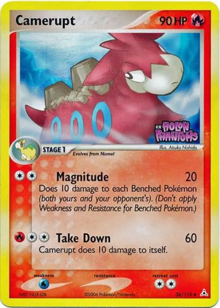 Camerupt (36/110) (Stamped) [EX: Holon Phantoms] - Pokemon Single