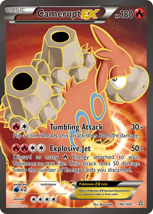 Camerupt EX (146/160) [XY: Primal Clash] - Pokemon Single