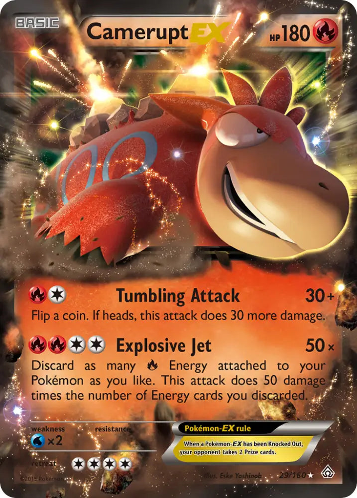 Camerupt EX (29/160) [XY: Primal Clash] - Pokemon Single