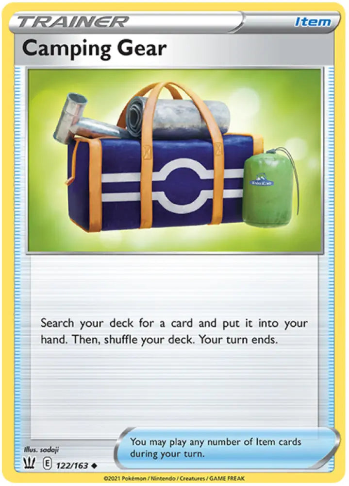 Camping Gear (122/163) [Sword & Shield: Battle Styles] - Pokemon Single