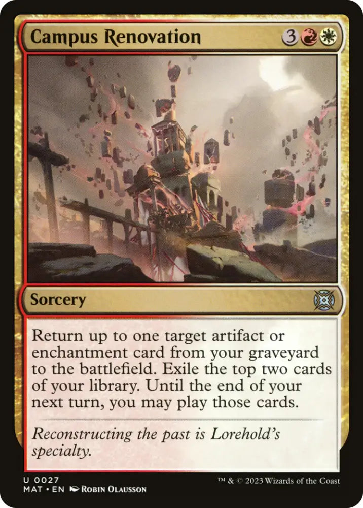 Campus Renovation [March of the Machine: The Aftermath] - MTG Single