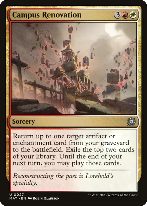 Campus Renovation [March of the Machine: The Aftermath] - MTG Single