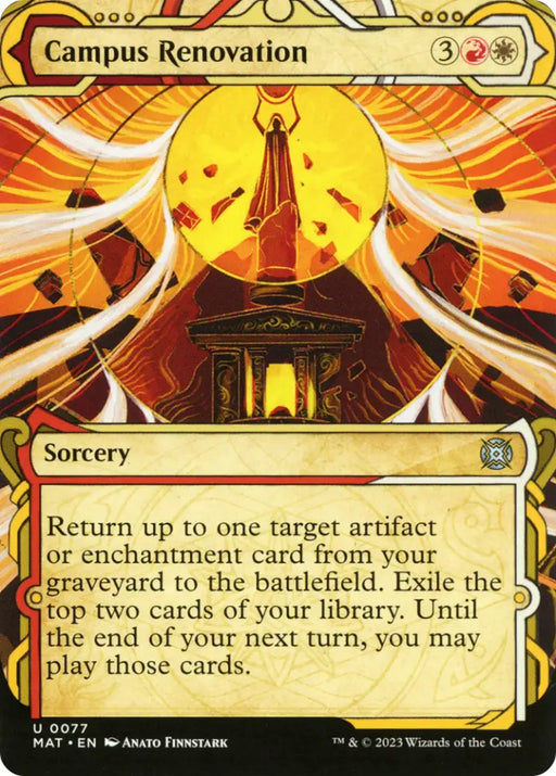Campus Renovation (Showcase) [March of the Machine: The Aftermath] - MTG Single