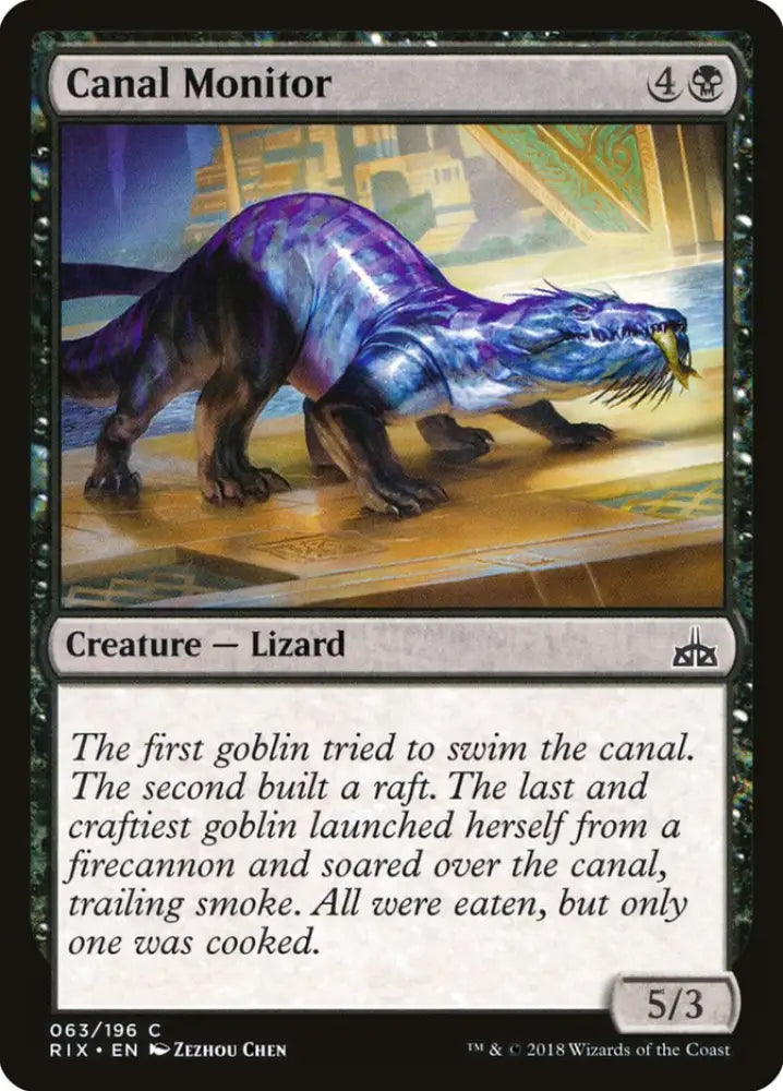 Canal Monitor [Rivals of Ixalan] - MTG Single