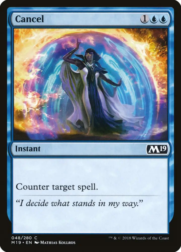 Cancel [Core Set 2019] - MTG Single