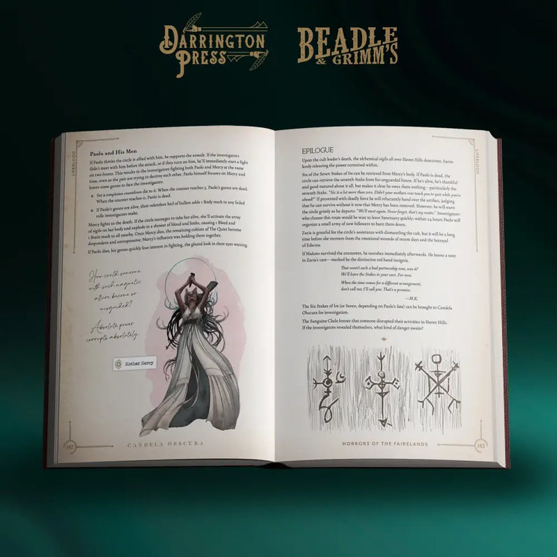 Candela Obscura Horrors of the Fairelands Assignment Book HC (EN) - Role Playing Game