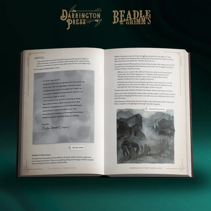 Candela Obscura Horrors of the Fairelands Assignment Book HC (EN) - Role Playing Game