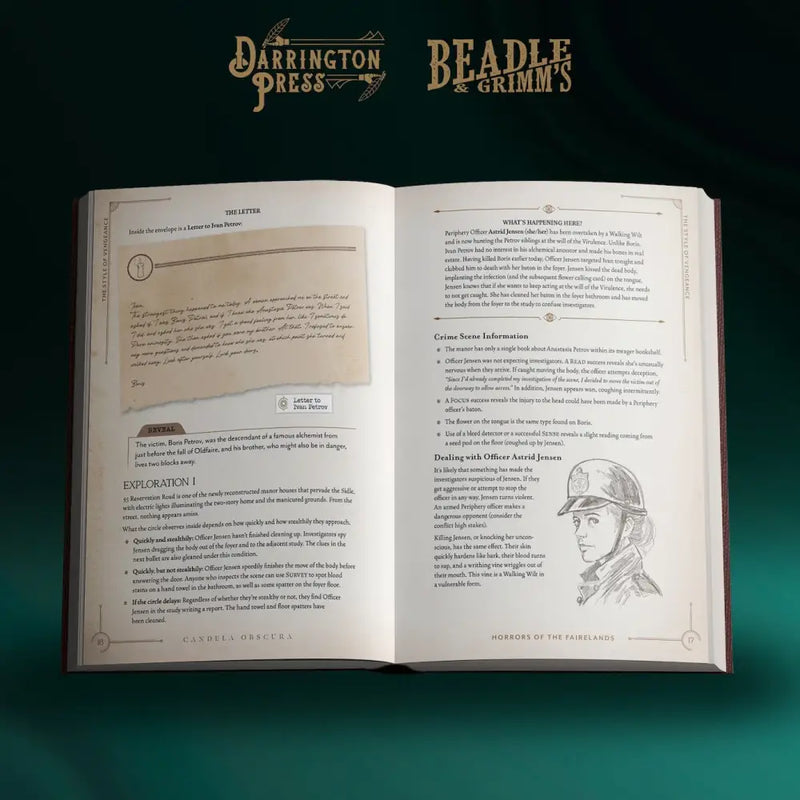 Candela Obscura Horrors of the Fairelands Assignment Book HC (EN) - Role Playing Game