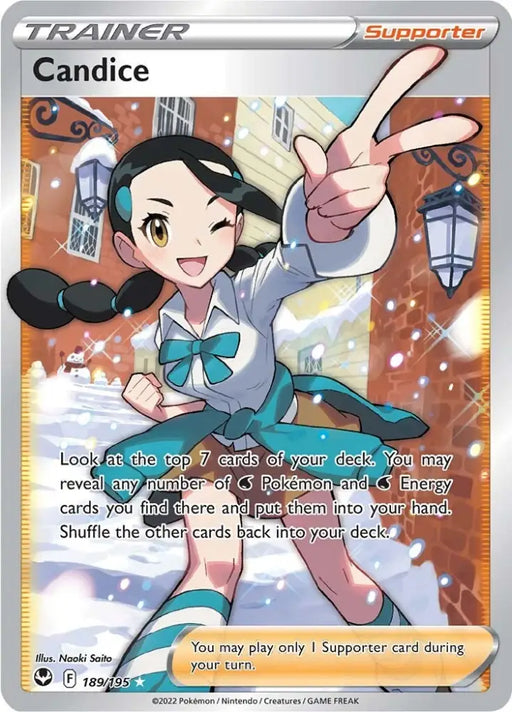 Candice (189/195) [Sword & Shield: Silver Tempest] - Pokemon Single