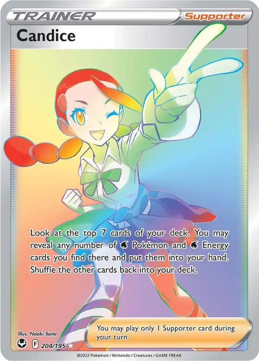 Candice (204/195) [Sword & Shield: Silver Tempest] - Pokemon Single