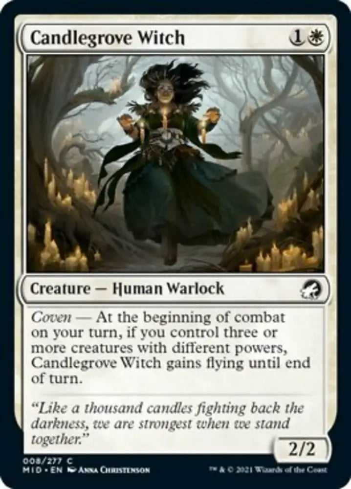 Candlegrove Witch [Innistrad: Midnight Hunt] - MTG Single