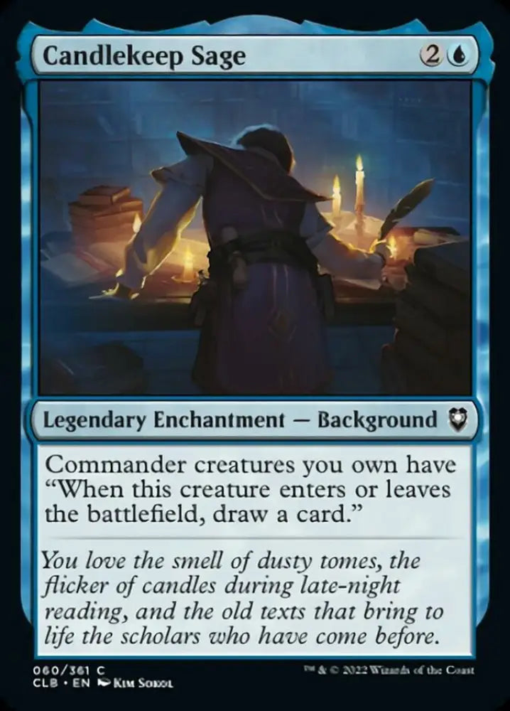 Candlekeep Sage [Commander Legends: Battle for Baldur’s Gate] - MTG Single
