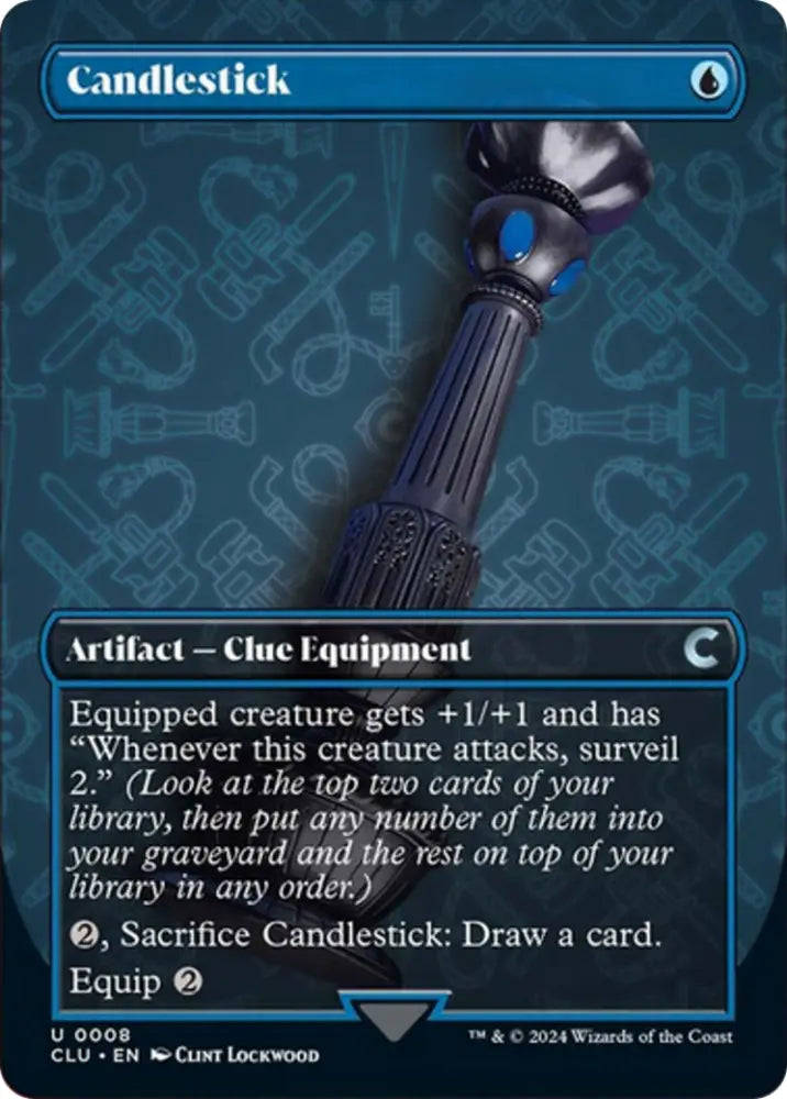 Candlestick (Borderless) [Ravnica: Clue Edition] - MTG Single